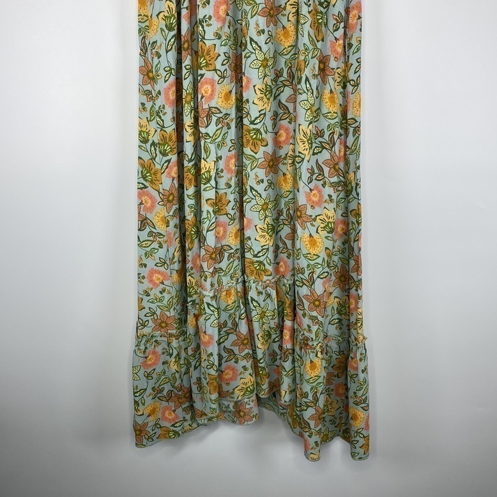 Olivaceous Floral Cottagecore Maxi Dress Size Medium - Picture 5 of 9